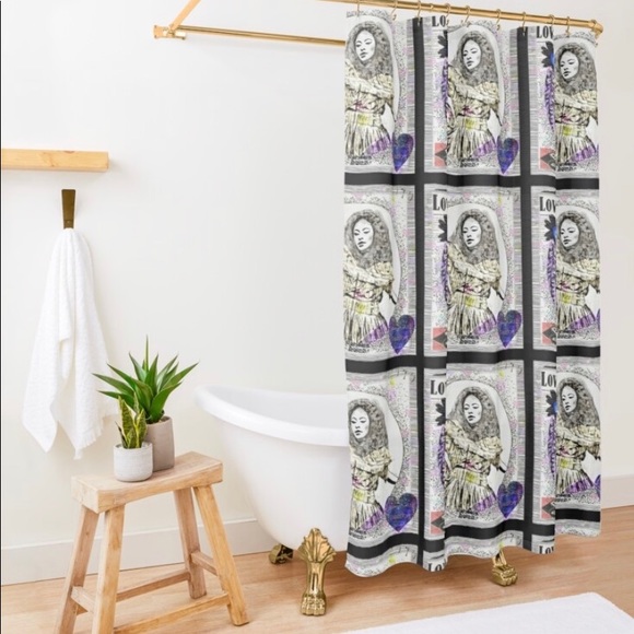 Custom Design Shower Curtain - Picture 2 of 4